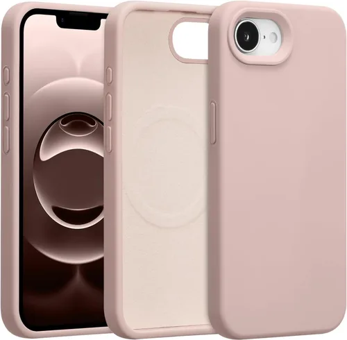 Vista 82 de Funda magnética de silicona para iPhone 13 Pro, color blanco antiguo [Compatible con Magsafe] [Forro de microfibra suave antiarañazos], funda