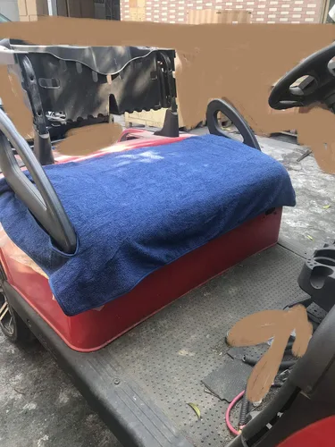 Vista 4 de Funda universal para asiento de carrito de golf La manta se adapta a todos los carritos de golf