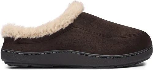 Vista 3 de DREAM PAIRS Pantuflas lavables de piel sintética para hombre, forro cálido y cómodo y suela antideslizante, zapatos de invierno para dormitorio