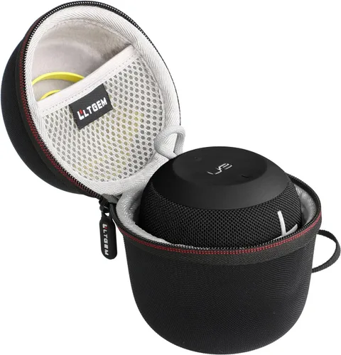 Vista 7 de LTGEM - Funda compatible con Ultimate Ears WONDERBOOM 4 / Play / 3/2 altavoz portátil impermeable, color negro