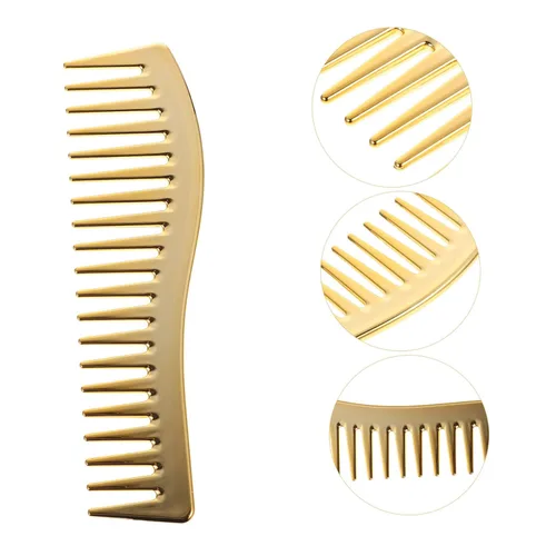 Vista 2 de NOLITOY Peines para hombres Peine para el cabello con cepillo de dientes anchos para el cuidado diario