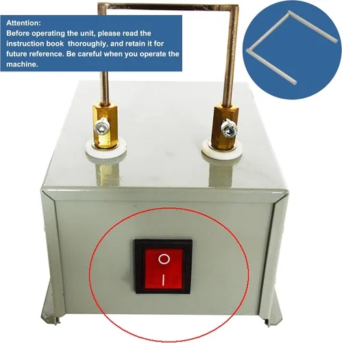 Vista 8 de Cortador de espuma de cuerda de cuchillo de cinta Máquina de corte de cuchillo caliente eléctrico Cuchilla de corte térmico de encimera Herramienta