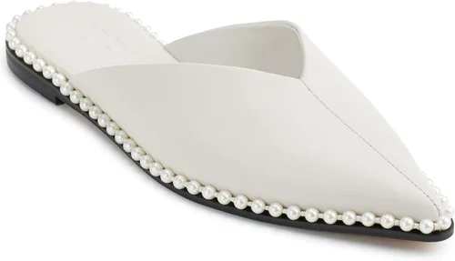 Vista 6 de Karl Lagerfeld Womens Vyra Studded Slip on Loafer Mule with Pointed Toe