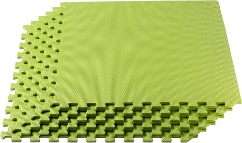 Vista 28 de We Sell Mats 3/8" Thick Multipurpose EVA Foam Exercise Floor Mat, Interlocking Tiles, Anti-Fatigue for Home or Gym
