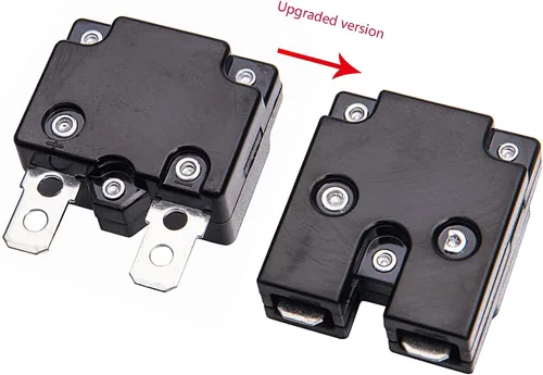Vista 5 de weelye 2 unids 15A 125/250Vac 50Vdc relé de reinicio automático interruptor térmico disyuntor protector de sobrecarga de corriente para niños montar