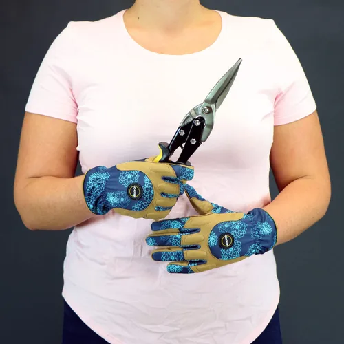 Vista 8 de Miracle-Gro Guantes de trabajo de jardinería de alta destreza para mujer, tecnologías de pantalla táctil, resistentes a la abrasión, cómodos