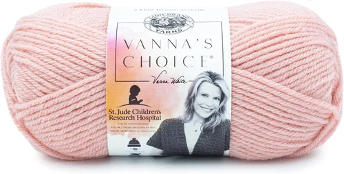 Vista 63 de Lion Brand Yarn (1 madeja) Hilo Vanna's Choice, mármol gris