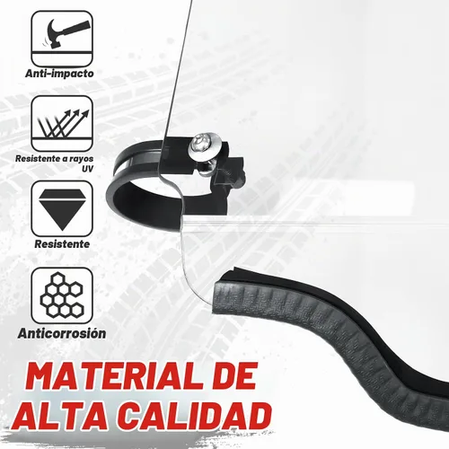 Vista 4 de StarknightMT Parabrisas trasero X3, parabrisas de ventana trasera X3 compatible con Can Am Maverick X3 y X3 Max 2017-2025