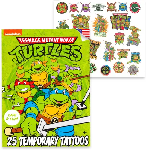 Vista 4 de Teenage Mutant Ninja Turtles Mochila y lonchera para niños, paquete con mochila TMNT de 16 pulgadas para la escuela, bolsa de almuerzo, calcomanías