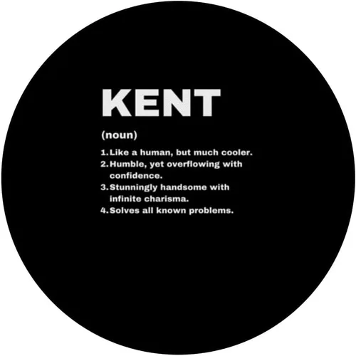 Vista 3 de Kent Custom Name Definition Funny Birthday Idea PopSockets Adhesive PopGrip