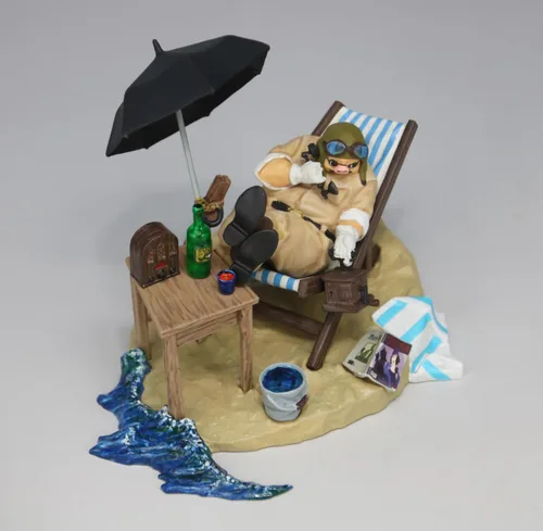 Vista 4 de Fine Mold Studio Ghibli Vignette Collection No.1 Red Pig Polco of Hide Non-Scale Plastic Model GV1 Moldeado