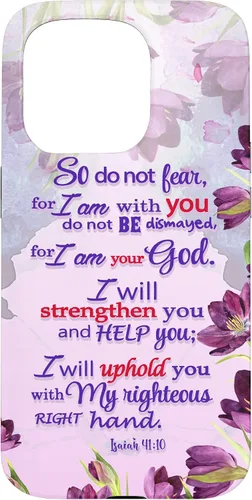 Vista 14 de So Do Not Fear for I 'm with You Isaías 41:10 - Funda cristiana para iPhone 17