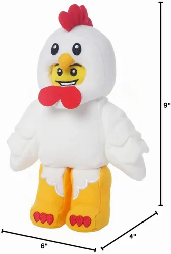 Vista 7 de LEGO Minifigure Chicken Suit Guy - Personaje de felpa de 9 pulgadas