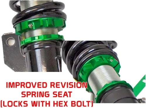 Vista 7 de Rev9 R9-HS2-030_1 Hyper-Street II Kit de bajada de suspensión de coilover de amortiguador, amortiguador monotubo con ajuste de rebote de 32 clics