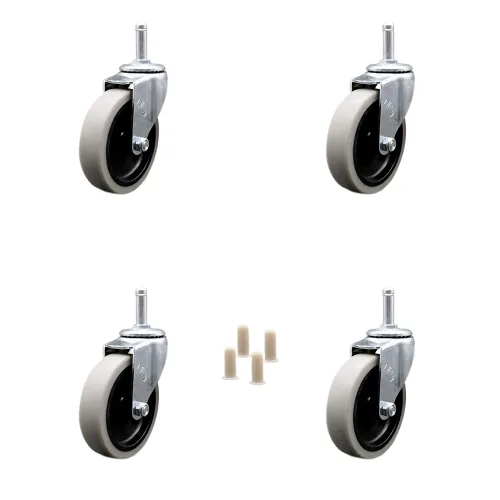 Vista 3 de Service Caster Marca – Compatible con/reemplazo para – Carritos de limpieza de conserje – Se adapta a la mayoría de carritos de limpieza Rubbermaid