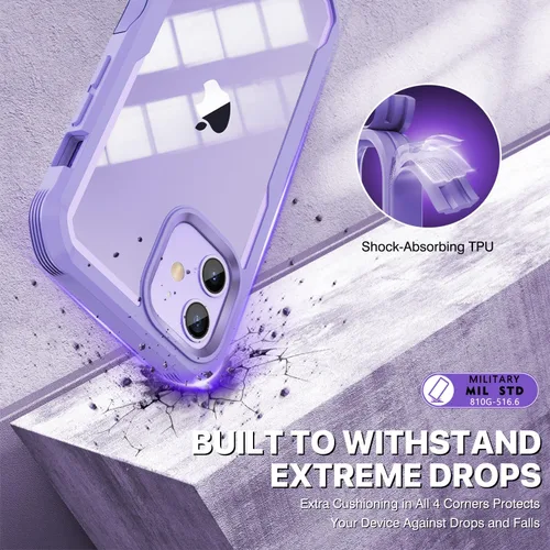 Vista 73 de CENHUFO Funda de privacidad para iPhone 11 Pro, funda de cuerpo completo con protector de pantalla de privacidad de vidrio templado 9H integrado