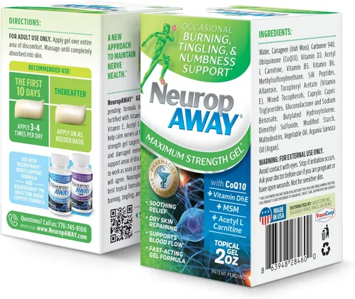 Vista 5 de NeuropAWAY Neurop Daytime Nighttime & Topical Gel Bundle
