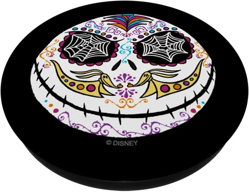 Vista 2 de Disney The Nightmare Before Christmas Jack Sugar Skull PopSockets PopGrip: agarre intercambiable para teléfonos y tabletas