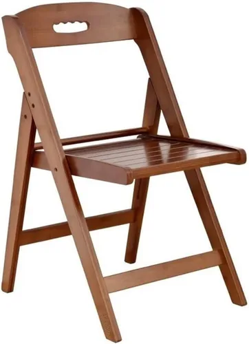 Vista 7 de Sillas de comedor plegables de bambú, cómoda oficina de asiento, área de recepción, mesa y silla plegables, fácil de almacenar, 1 ps(color natural)