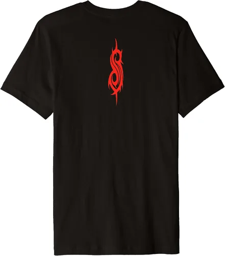 Vista 2 de Slipknot Logo playera hombre L Negro