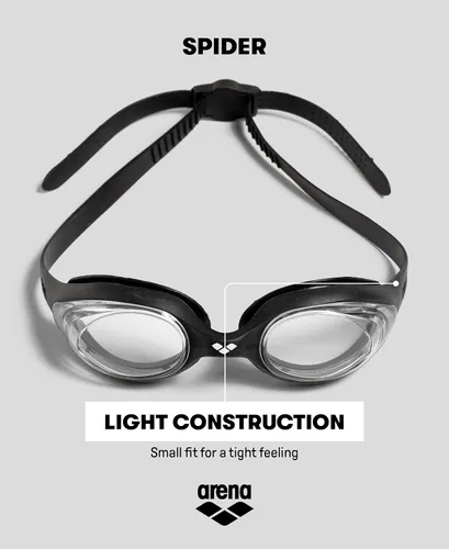 Vista 3 de ARENA Gafas de natación unisex para adultos, para principiantes, hombres y mujeres, para fitness, natación, antiniebla, sin espejo, sin sello