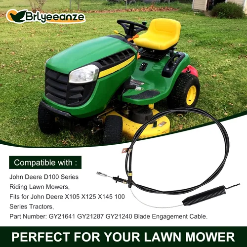 Vista 6 de GY21641 GY21287 Cable de control para John Deere D100 D105 D110 D120 D125 D130 X125 X145 cortacésped