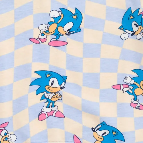 Vista 4 de SEGA Sonic the Hedgehog - Sudadera de felpa francesa para niñas pequeñas y grandes