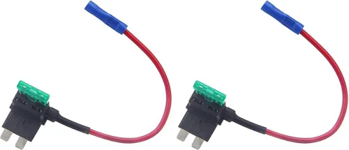 Vista 5 de ZOOKOTO 12V Car Add-A-Circuit Fusible 5A TAP Adaptador Pequeño ATO ATT Blade Fuse Holder 5A