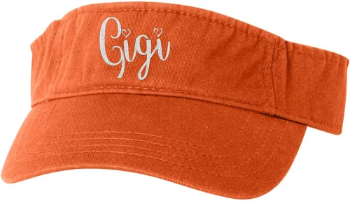 Vista 39 de Go All Out Gigi Idea de regalo para abuela, tía, coleta, visera bordada, sombrero para papá