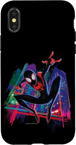 Vista 5 de Marvel Spider-Man Miles Morales Graffiti City - Carcasa para iPhone 17