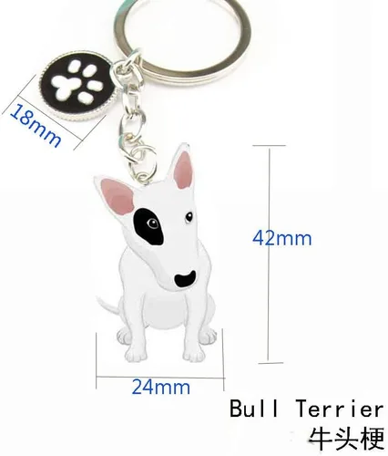 Vista 2 de tenghong2021 Llavero Corgi con cremallera para perro, lindo colgante con clip, joyería de animales, regalo para amantes de las mascotas, llavero