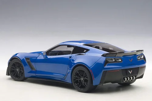 Vista 2 de AUTOart 71265 1/18 Composite Die-Cast: Chevrolet Corvette C7 Z06, Laguna Blue Tintco