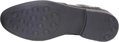 Vista 3 de Zapatos de vestir de cuero sintético para niños, zapatos de vestir formales con cordones para boda