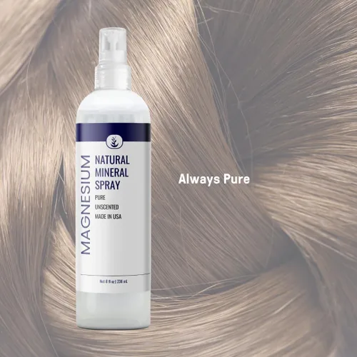 Vista 3 de Pure Original Ingredients Spray de aceite de magnesio (8 fl oz) puro y sin perfume, fabricado en Estados Unidos