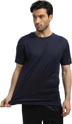 Vista 6 de Camisetas para hombre, paquete de 5 camisetas de manga corta4 unidades de manga larga, camisetas de entrenamiento para gimnasio, atletismo, correr