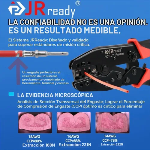 Vista 2 de JRready Deutsch Kits de conectores ST6303: 2 3 4 6 8 12 Pin DT Kit de conector IP67 impermeable con crimpadora Deutsch ACT-LY-16DT, contactos