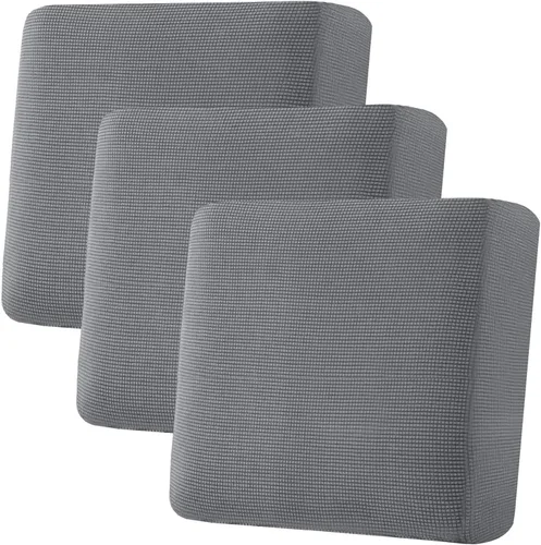 Vista 505 de H.VERSAILTEX Fundas de Cojín de Asiento Individuales Super Elásticas Fundas de Sofá Fundas de Cojín de Sofá Fundas Deslizables Juegos Tela de Sarga