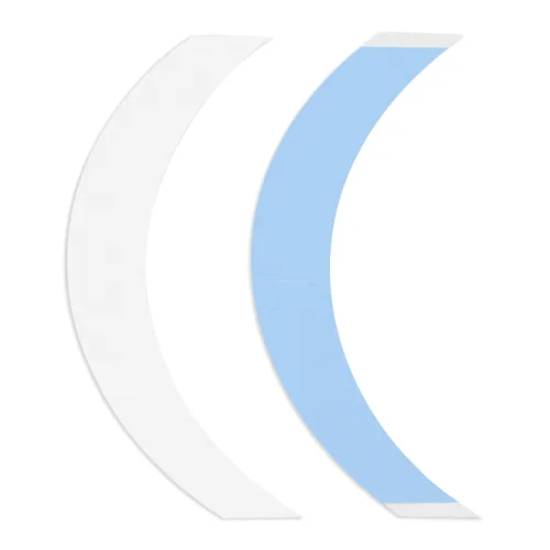 Vista 19 de Walker - Rollo de cinta de soporte frontal de encaje azul de 1/2 pulgada x 3 yardas, cinta de peluca de doble cara para pelucas de encaje, tupés