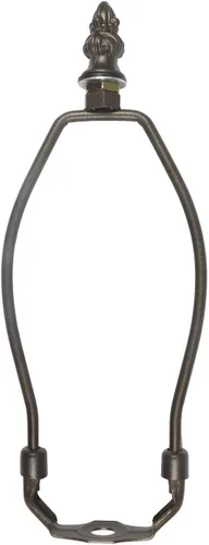 Vista 13 de Bieye SS010 Pantalla de lámpara de soporte para lámpara de mesa estilo Tiffany vidrieras (bronce 4.5 pulgadas de alto)