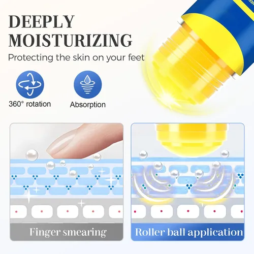 Vista 3 de Crema para Pies Hidratante y Anti-Grietas 60% Urea, 2025 Crema Hidratante Mejorada y Alivio para Grietas y Sequedad en Pies y Manos, Repara e