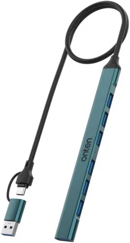 Vista 8 de Concentrador USB, adaptador USB C a USB, USB C a USB A Hub con cable de 1.6 pies, 4 puertos USB-C USB Hub 3.0/2.0, para MacBook Pro, iMac 2021