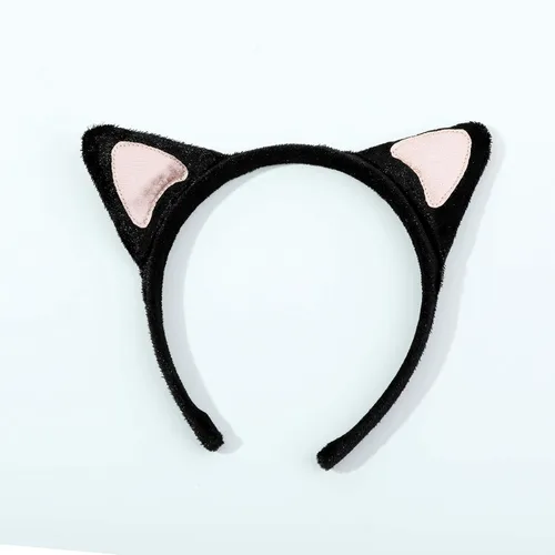 Vista 5 de Leadtex Lindo disfraz de gato para niña pequeña con diadema de una oreja y una cola para fiestas, cuatro tamaños.
