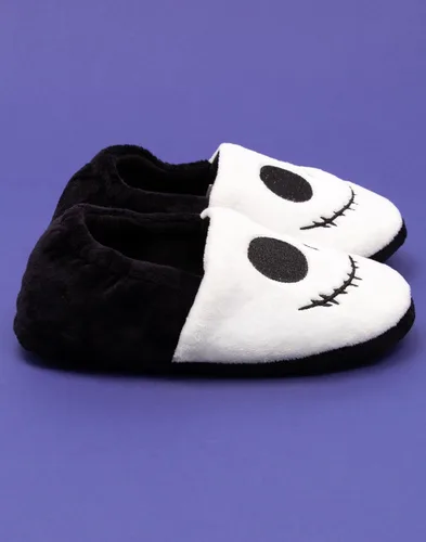 Vista 4 de Disney The Nightmare Before Christmas Pantuflas para niños Jack Skellington, Negro