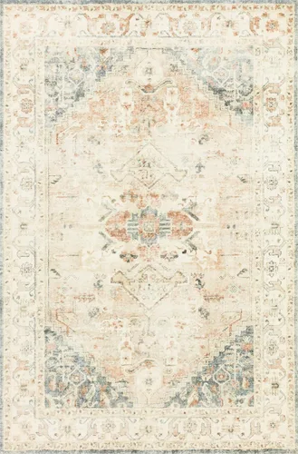 Vista 4 de Loloi II Rosette Beige/Multi 2'-2" x 3'-8" Alfombra decorativa
