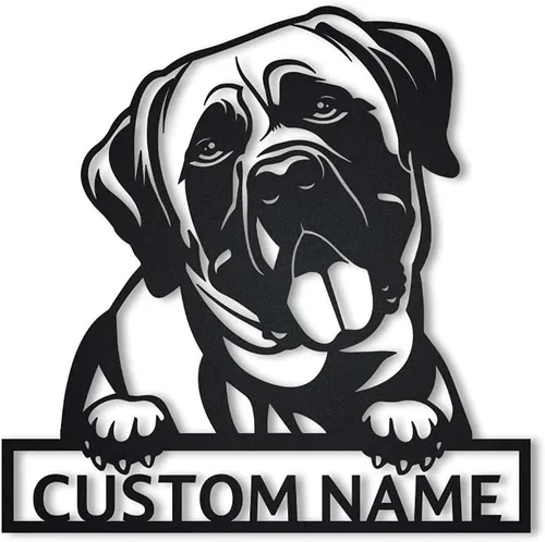 Vista 11 de zouwii Letrero de metal personalizado para perro Airedale Terrier Letrero de metal personalizado Airedale Terrier Airedale Terrier divertido