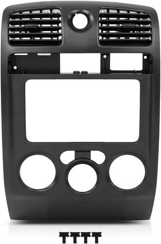 Vista 12 de PIT66 Bisel de radio para salpicadero compatible con Toyota Tacoma 1995 1996 1997, bisel de panel de tablero de instrumentos de plástico ABS negro