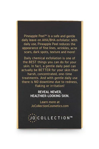 Vista 6 de Piel de piña – Suero exfoliante nocturno sin enjuague con ácido glicólico, retinol y ácido salicílico – AHA BHA Chemical Peel para acné, manchas