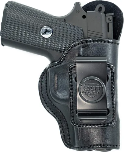 Vista 11 de Maxx Carry Dentro de la funda de cuero de la cintura se adapta a Kimber Ultra Carry II. Funda IWB.