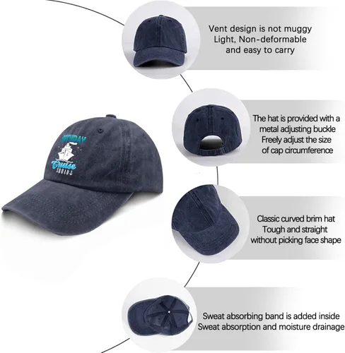 Vista 6 de Gorra de béisbol personalizada con pigmento para hombres, regalos para papá, gorras de béisbol para cumpleaños
