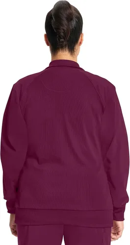 Vista 94 de Infinity by Cherokee 2391A - Chaquetas médicas con cremallera frontal para mujer, tela elástica en 4 direcciones
